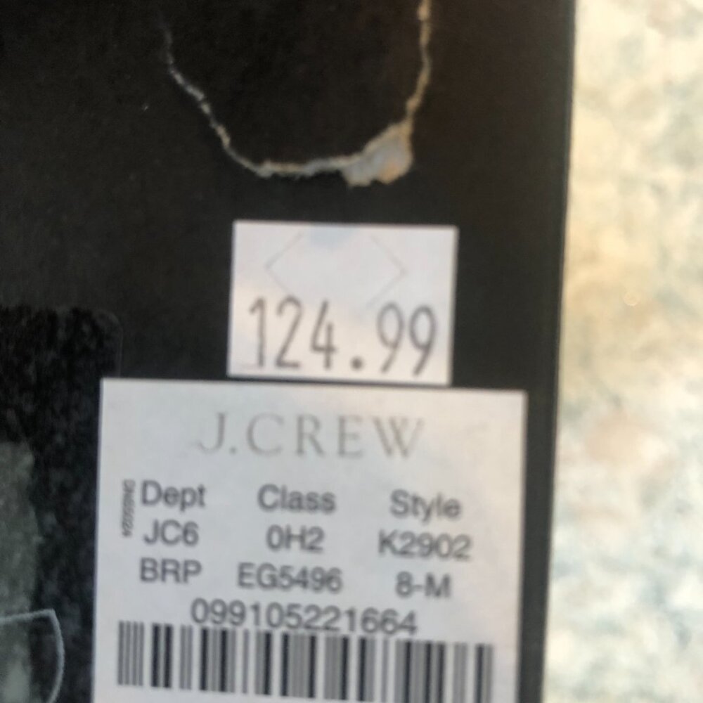 J Crew Women's Tartan and crystal ballet flat size 8 - Picture 6 of 6